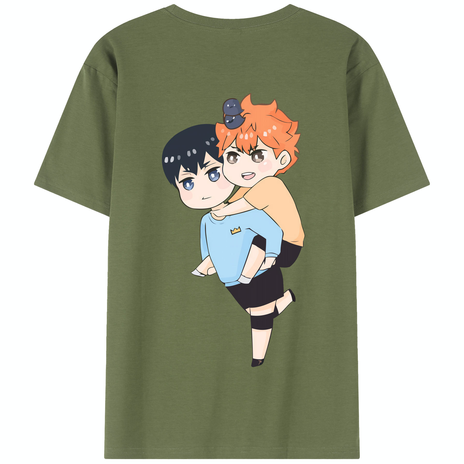 （画像用） ハイキュー!! Haikyu!! 綿100％半袖Tシャツ（背面プリント）